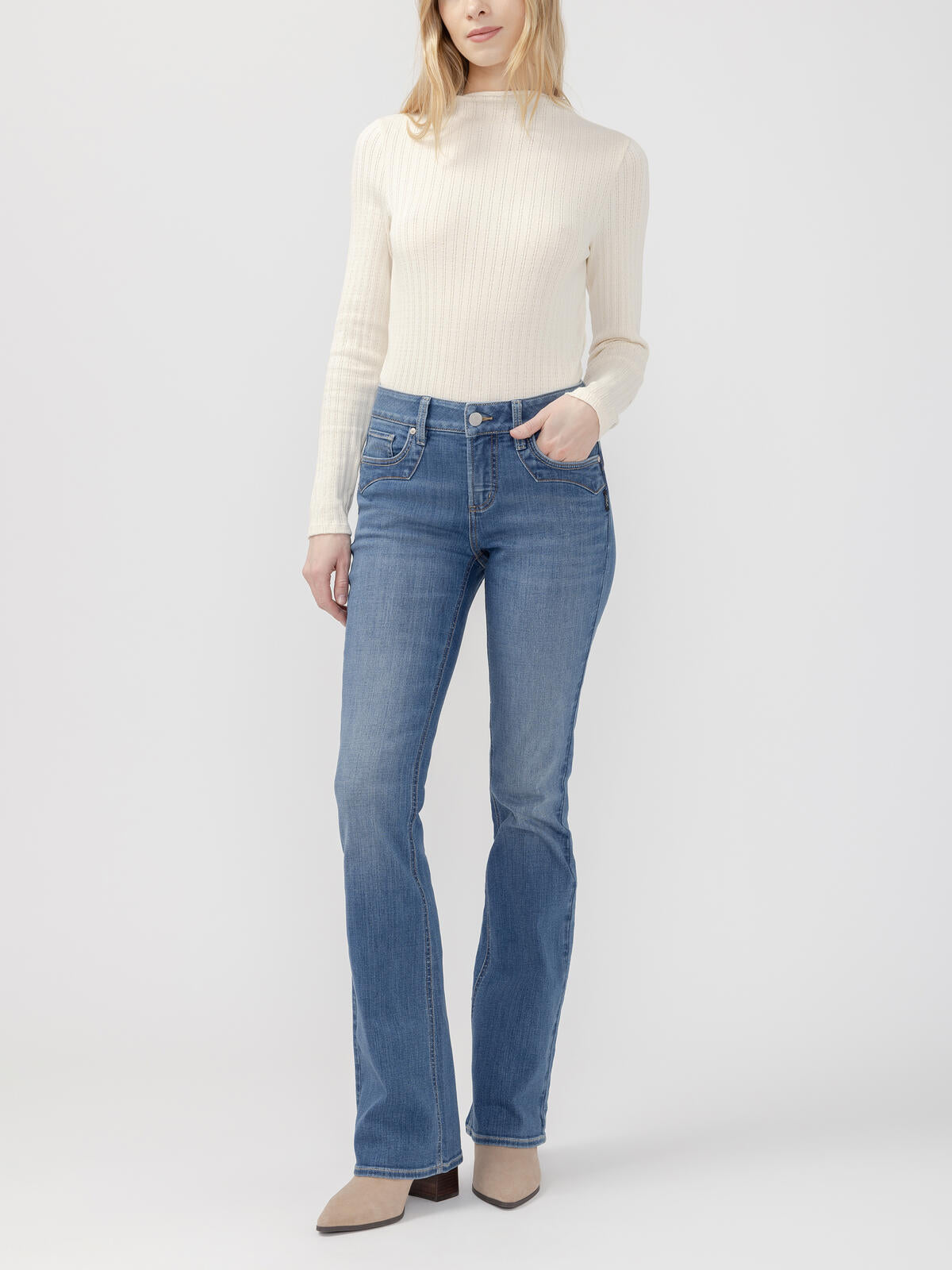 Silver Womens Elyse Bootcut Jeans
