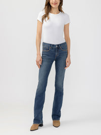 Silver Womens Suki Slim Bootcut Jeans