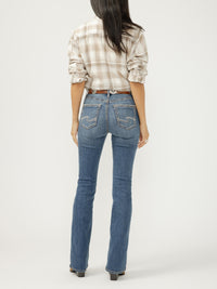Silver Womens Avery High Rise Bootcut Frontier Strong Jeans