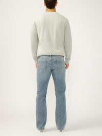 Silver Mens Jace Slim Fit Bootcut Jeans