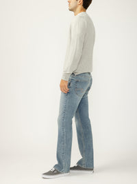 Silver Mens Jace Slim Fit Bootcut Jeans