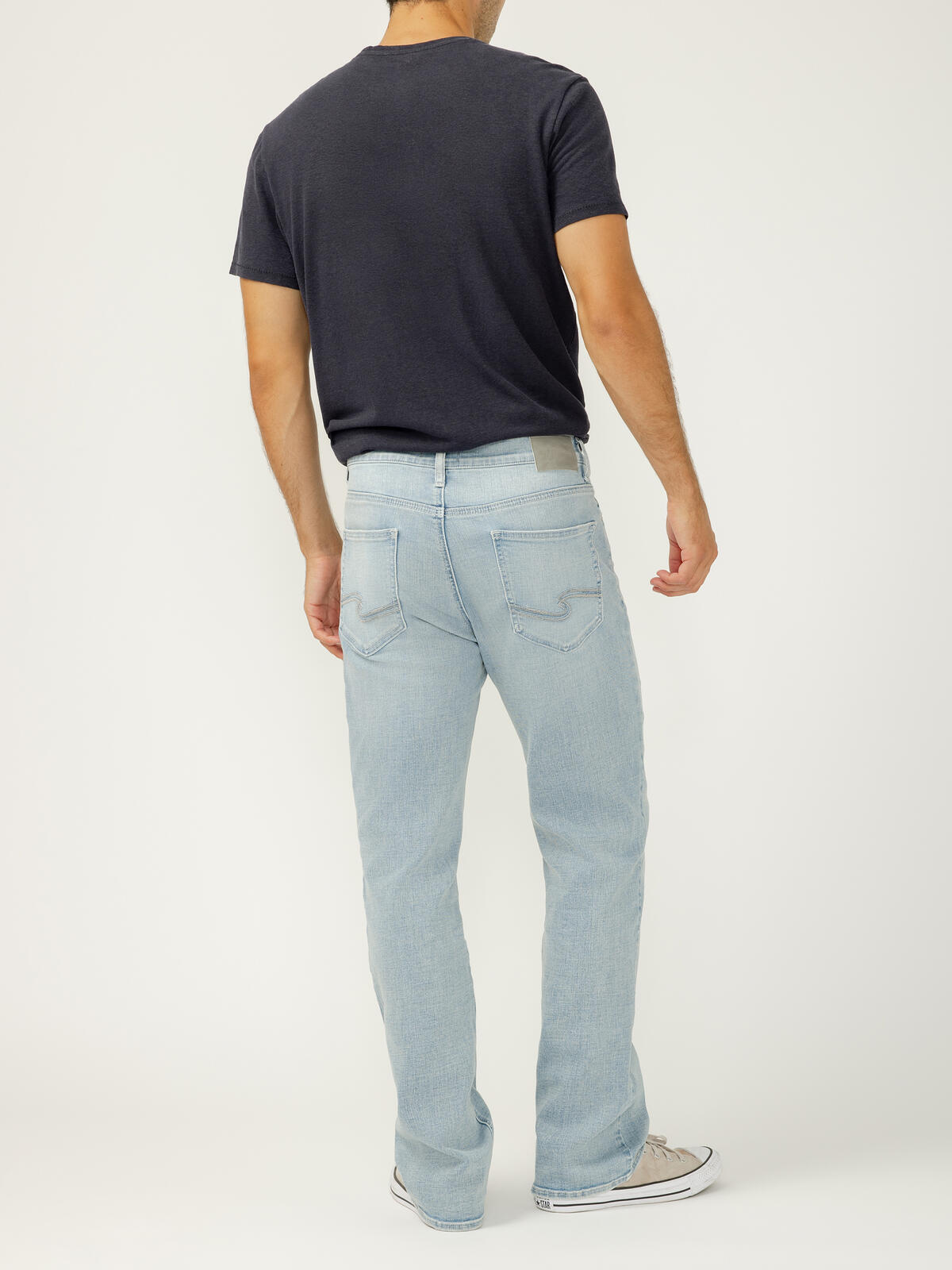 Silver Mens Craig Classic Fit Bootcut Luxe Heritage Jeans