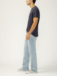 Silver Mens Craig Classic Fit Bootcut Luxe Heritage Jeans