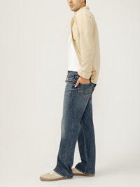 Silver Mens Craig Classic Fit Bootcut Jeans