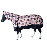 *LIMITED EDITION* MOO COW BLACK BOTTOM 1200D - 200G DETACH-A-NECK TURNOUT