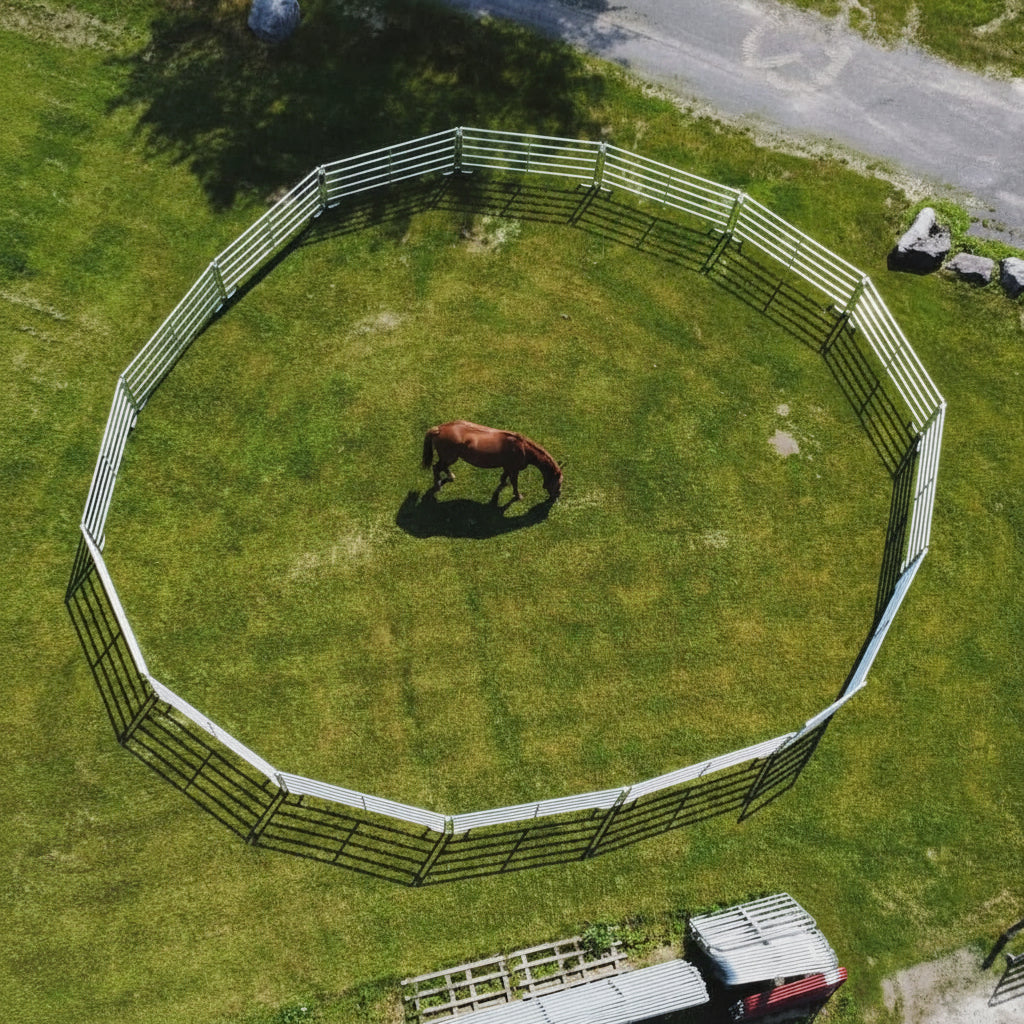 BORDER 50' ROUND PEN (15  X 10' PANEL AND 1 GATE)
