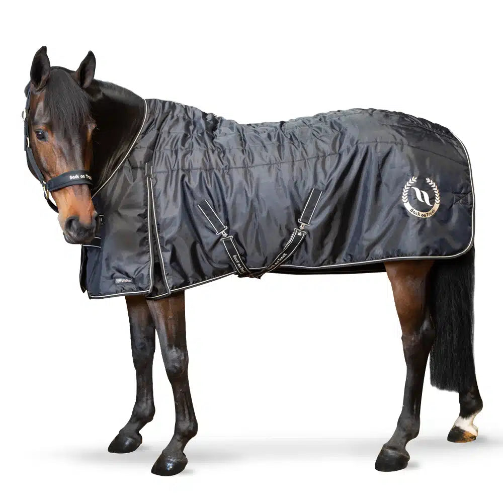 BACK ON TRACK MILLIE STABLE RUG 100G BLACK - 78"