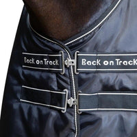 BACK ON TRACK MILLIE STABLE RUG 100G BLACK - 78"