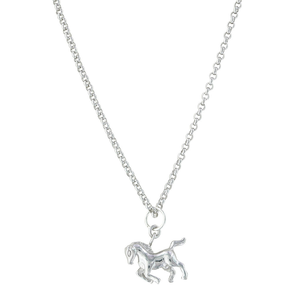 MONTANA SILVERSMITHS PRANCING HORSE NECKLACE