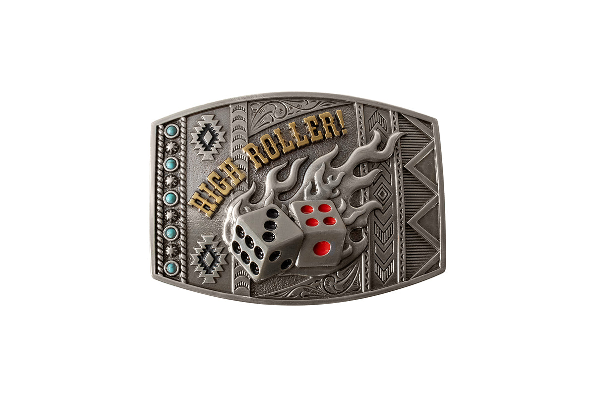 Nocona Mens Buckle Rectangle High Roller