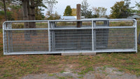 16' MESH GALVANIZED BORDER WIRE MESH GATE