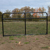 8' MESH BORDER WIRE MESH GATE (BLACK)