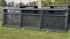 14' MESH BORDER WIRE MESH GATE (BLACK)