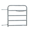 4' Galvanized 5-Bar BORDER Tube Gate