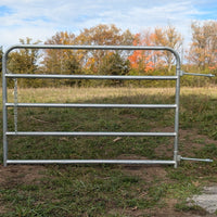 6' Galvanized 5-Bar BORDER Tube Gate