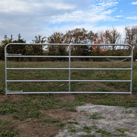 10' Galvanized 5-Bar BORDER Tube Gate