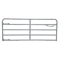10' Galvanized 5-Bar BORDER Tube Gate