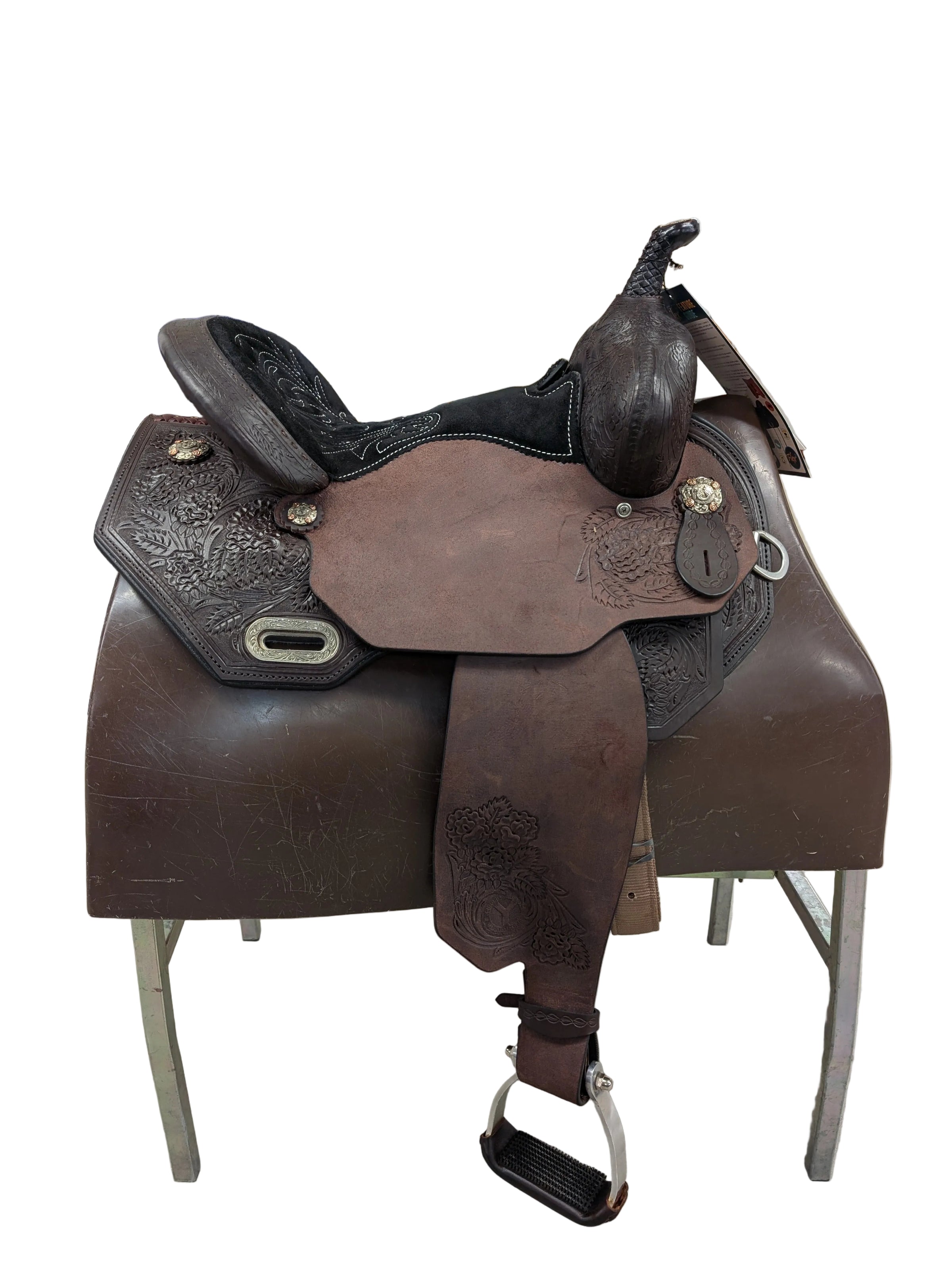 Circle Y Sarah Rose Saddle - Briar Rose Flex2 - 14.5" Wide