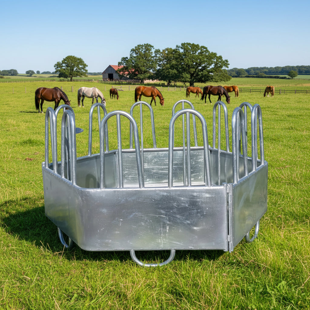 Tombstone Livestock Feeder GALVANIZED