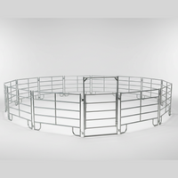 ENCLOS RONDE DE 30 PIEDS (PANNEAU DE 10 PIEDS X 10 PIEDS ET 1 PORTAIL)