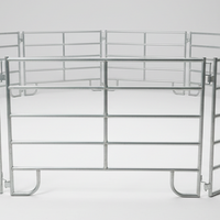 Portable BORDER 30' ROUND PEN (13 X 7' PANEL AND 1 GATE)