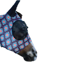 TECH LYCRA FLY MASK WITH EARS - HORSE SIZE ONLY