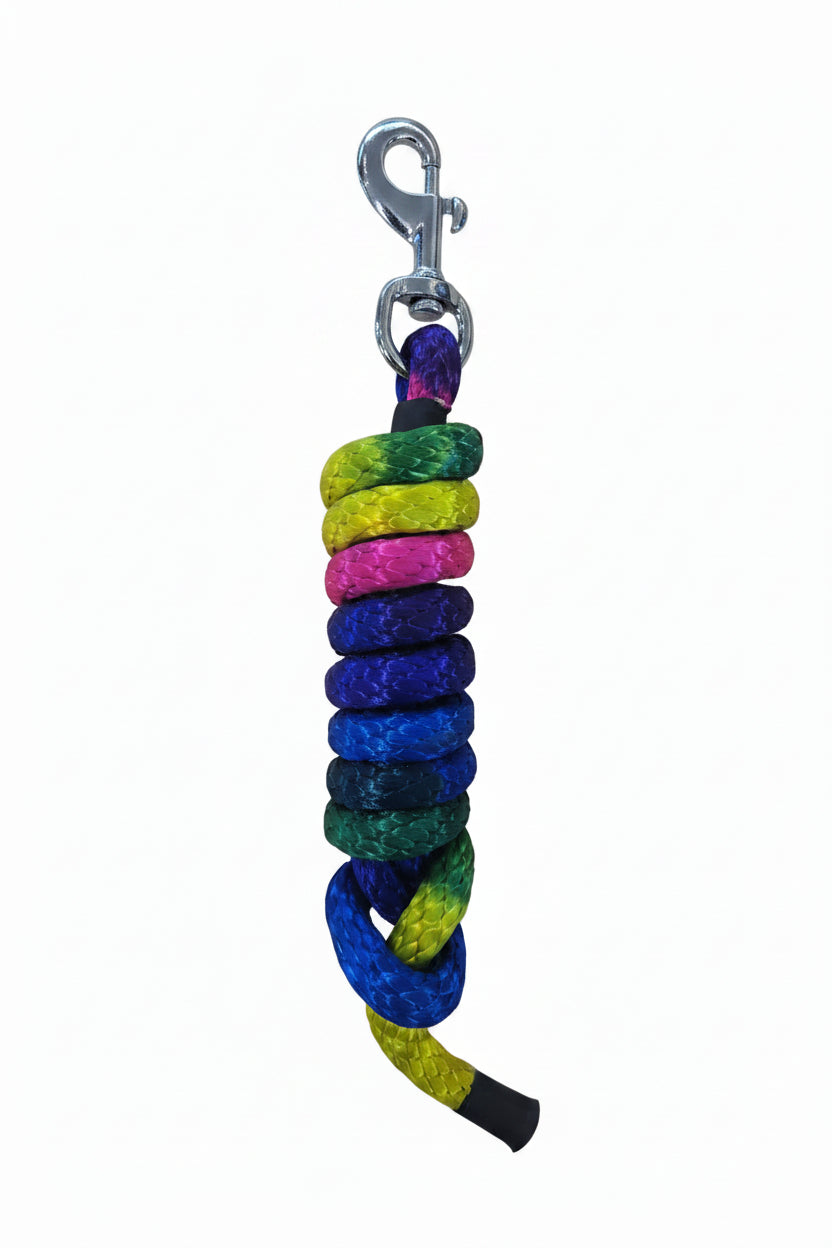 Nylon Lead Rope - Rainbow - 6ft