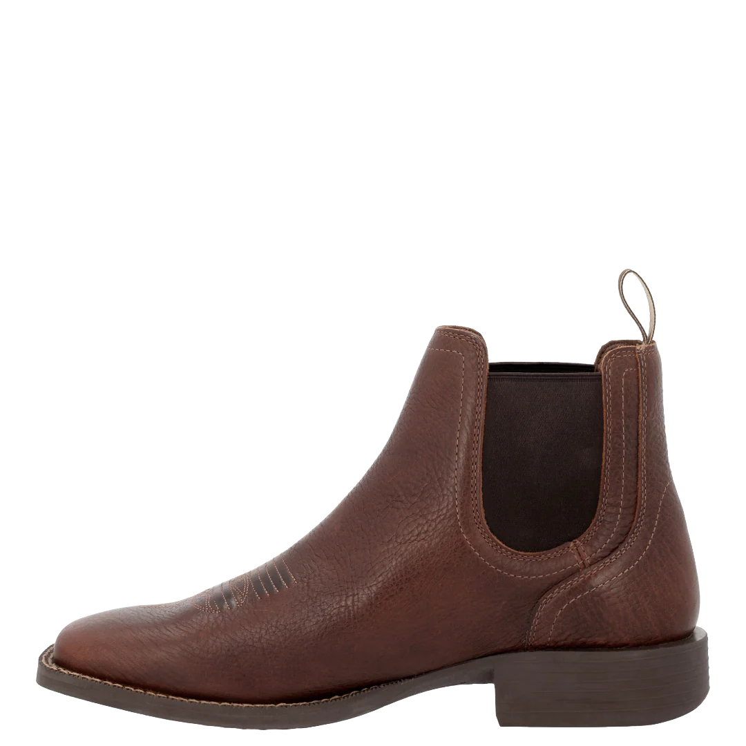 Durango Mens Shyloh Roasted Chestnut Leather 5" Chelsea Boot