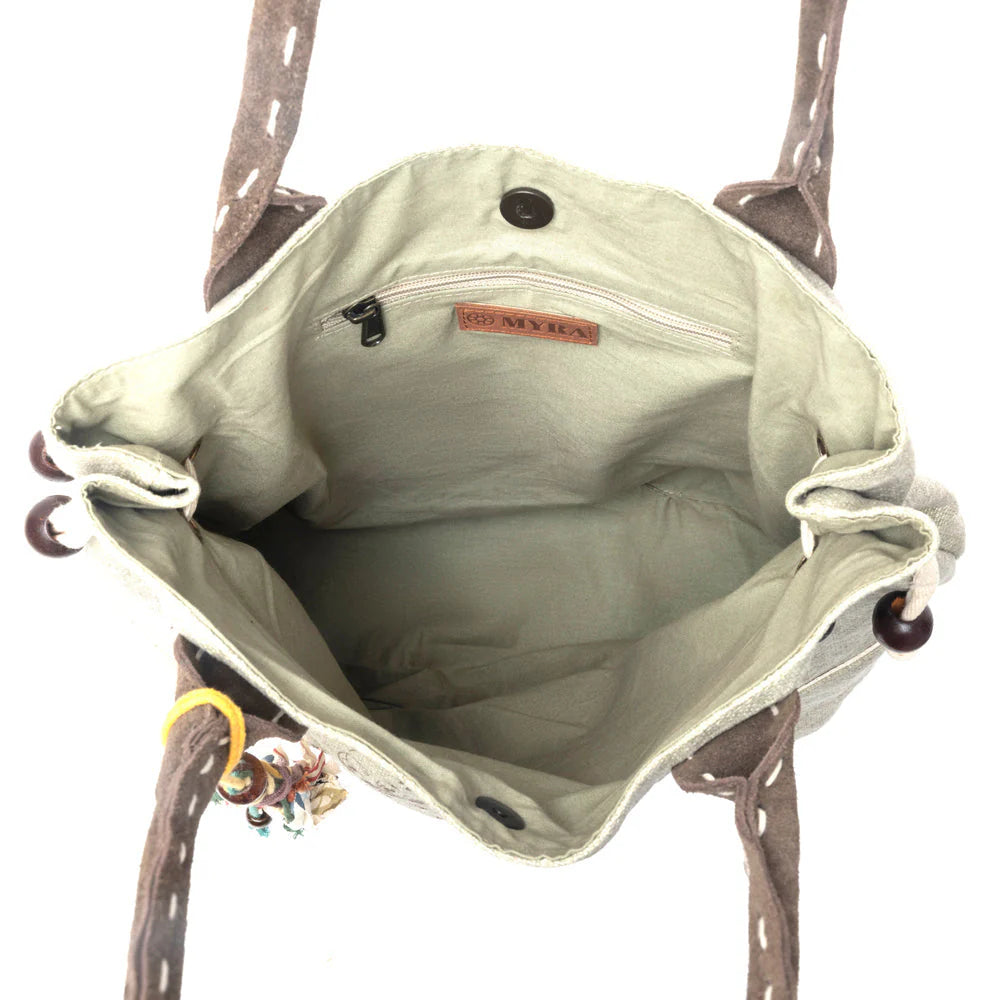 Myra Old Soul Tote Bag in Willow Ash