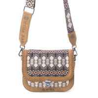 Myra Nuevas Mosaic Crossbody Bag in Desert Brown