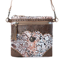Myra Azure Aesthetic Leather & Hairon Bag