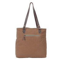 MYRA AMETHYST CANVAS AND HAIRON BAG