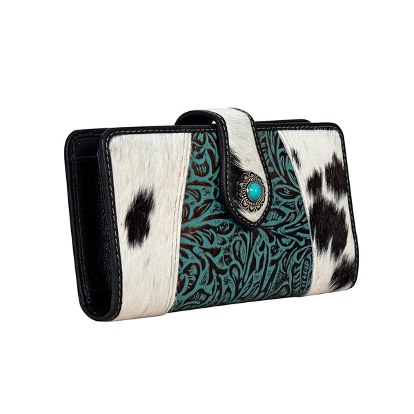 MYRA DELILAH CREEK HAND TOOLED CLUTCH WALLET