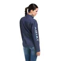 ARIAT WOMENS TEAM SOFTSHELL - BLUE NIGHTS