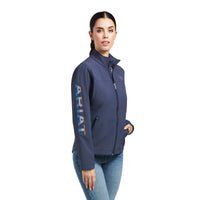 ARIAT WOMENS TEAM SOFTSHELL - BLUE NIGHTS