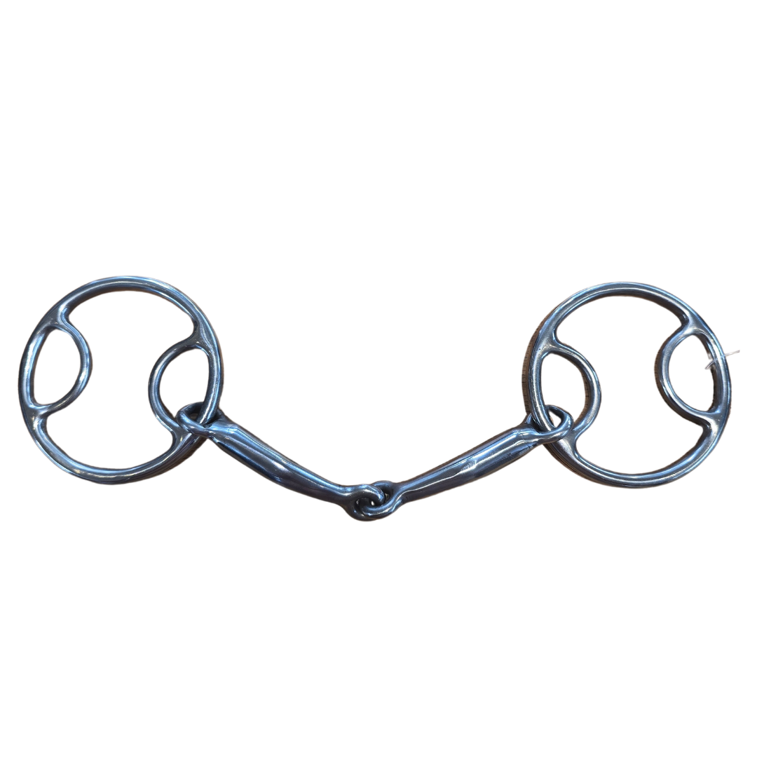 Professional's Choice Fixed O Ring Smooth Snaffle