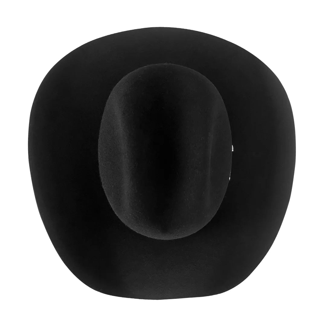 Tombstone 10 Stars Texan Wool East West Cowboy Hat - Black