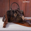 TRINITY RANCH HAIR ON COWHIDE TOTE/CROSSBODY