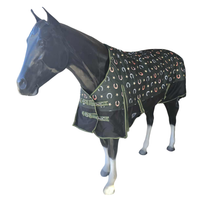 CENTURY HORSESHOES & STARS TURNOUT - 1200D - 300G - HUNTER GREEN