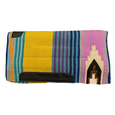 COUVERTURE DE SELLE NAVAJO AVEC DESSOUS EN POLAIRE - 91,4 cm X 86,4 cm