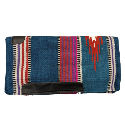 COUVERTURE DE SELLE NAVAJO AVEC DESSOUS EN POLAIRE - 91,4 cm X 86,4 cm