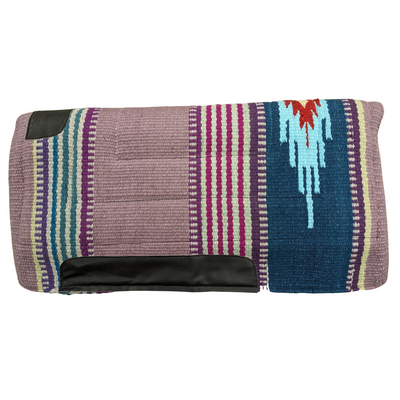 COUVERTURE DE SELLE NAVAJO AVEC DESSOUS EN POLAIRE - 91,4 cm X 86,4 cm