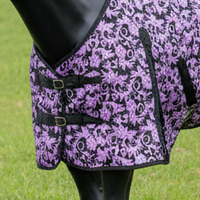 Nordic Star Fly Sheet Purple Leaf Motif - Standard Neck