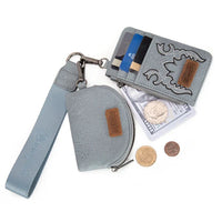 Wrangler Embroidered Dual Pouch Wristlet