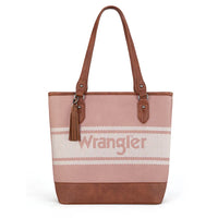Wrangler Logo Waxed Canvas Tote