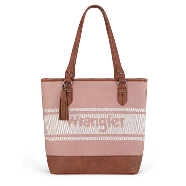 Wrangler Logo Waxed Canvas Tote
