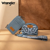 Wrangler Paisley RFID Blocking Card Coin Pouch Set