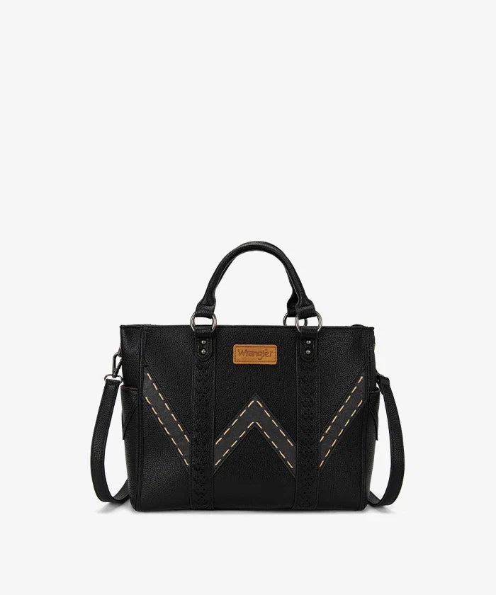 Wrangler Stitch Tote Bag - Black