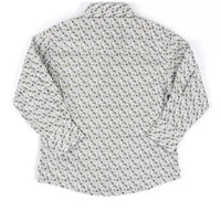 WRANGLER BOYS 20X ADVANCED SNAP WESTERN SHIRT - OLIVE CACTI