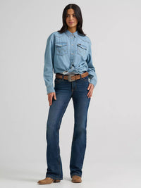 WRANGLER WOMENS WILLOW BOOT CUT JEAN - LOVETTE